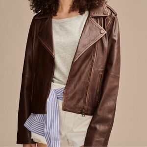 NWT Lucky Brand Genuine women’s leather jacket